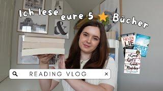 Ich lese eure 5 Sterne Bücher  (Oder auch Lauras Lieblingsbücher)⭐️