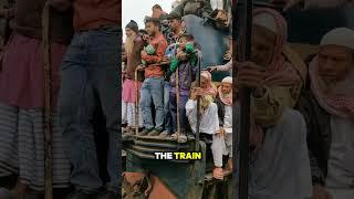 The Most Overcrowded Train in the World! #shorts #feedshorts