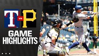 Rangers vs. Pirates Game Highlights (6/22/25) | MLB Highlights