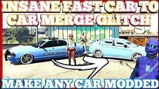 NEW CAR TO CAR MERGE GLITCH GTA5 BENNYS F1S MERGE GLITCH GTA 5 