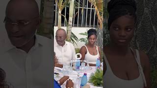 Hon. Kennedy Agyapong seated with his family at his 65th birthday party at his residence in Accra