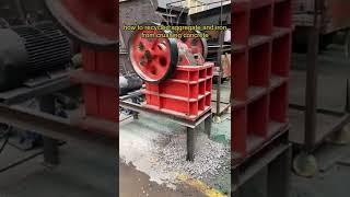 how to #recycled #aggregate #concreteiron from #crushing #concrete  #jawcrusher #concretecrusher