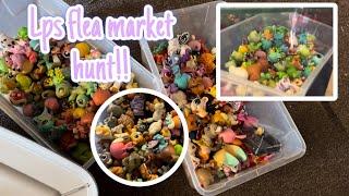 Lps flea market hunt! | found bins of Lps!! | + haul!