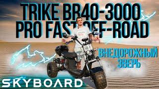 OVERVIEW! TRICYCLE Electric scooter city croco BR40 SKYBOARD BR40 3000 PRO FAST OFF ROAD ELECTRIC