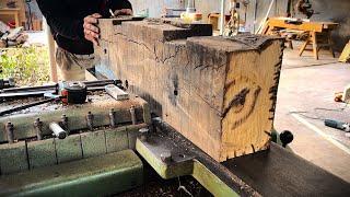 Reuse Railway Sleepers Woodworking Projects // Beautiful Monolithic Rustic Strong Furniture Designs