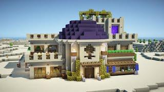 Minecraft Tutorial - How to Build a Desert Oasis Survival Base #16