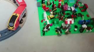 Lego train free fall!