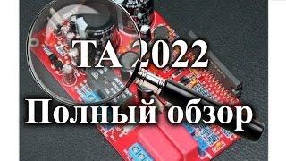 Amplifier for TA2022. Full review!