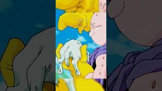 Majin Buu Heals Dog’s Leg | Dragon Ball Z #shorts
