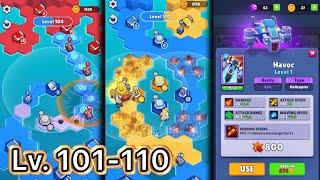 War regions Level 101-110 Tactical Game Walkthrough iOS Android