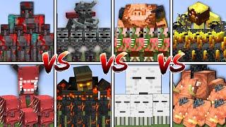 NETHER vs NETHER TOURNAMENT in Minecraft Mob Battle