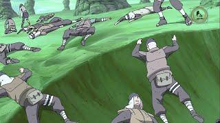 Second Mizukage deals a single hit and kills all the Ninja on the desert