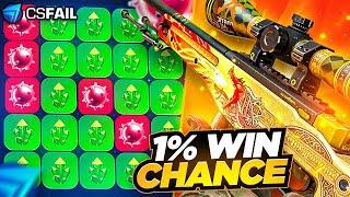 CSFAIL MINES: 1% CHANCE, DID I WIN?!  (INSANE RISK!) (Best CS.FAIL Promo Code 2025) CS FAIL