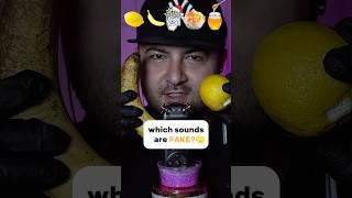 which eating (mouth sounds) are fake? #asmr