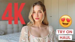 4K MESH Micro Bikini TRY ON Part 30! Samantha Lynn Bikini TryOn