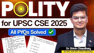 *ALL Polity PYQs* in One Go | Upsc Prelims 2025