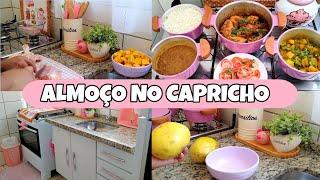 ALMOÇO DELÍCIA NO CAPRICHO - FRANGO COZIDO - ROTINA DE DONA DE CASA - MARYA ALVES