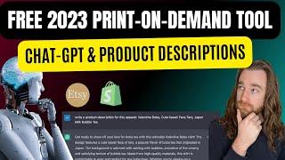 How to Use ChatGPT for Print on Demand Product Descriptions (Amazon Merch, Shopify, Etsy)