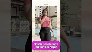 basah basahan yuk #cewecantik #cewek #viralvideo