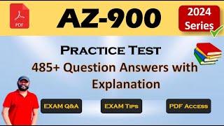 Part9 : Azure Fundamentals (AZ-900) Exam Cram | 470+ Practice Questions with detailed explanations