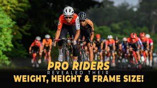 Pro Riders Revealed Their Weight, Height & Frame Size!