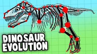 Evolving a Dinosaur!  T-Rex Evolution & Creation! (Evolution Simulator)