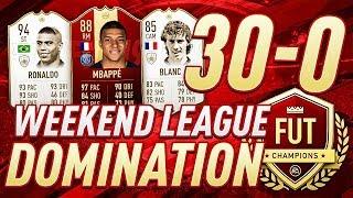 30/30 WINS IN MY FIRST FIFA 19 WEEKEND LEAGUE RECAP | FUT CHAMPIONS TOP 100 GAMEPLAY