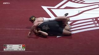197lbs Carson Floyd (App State) vs Andrew Liber (Bellarmine)