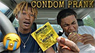 I PUT A USED CONDOM IN @Rockstar Jus FOOD PRANK 