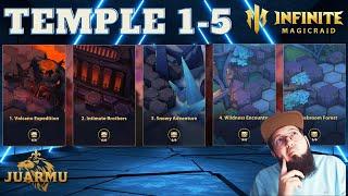 Temple 1 to 5 Guide - Infinite Magicraid