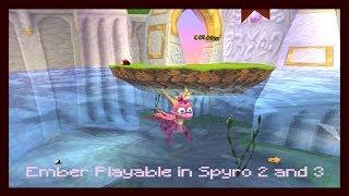 Ember Playable in Spyro 2 and 3