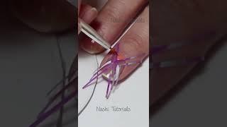 Easy Negative Space Nail Art Quick Tutorial #shorts