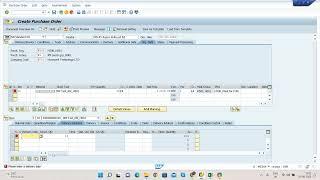 How to create Purchase Order in SAP