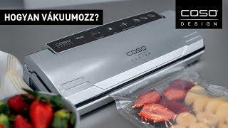 Hogyan használjuk a vákuumozó gépet? | Caso Design VC10, VC300 Pro, GourmetVac 380