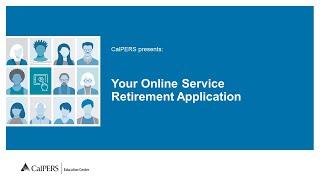 Your Online Service Retirement Application