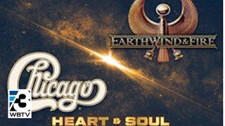 Earth, Wind & Fire, Chicago coming to Charlotte in 2024