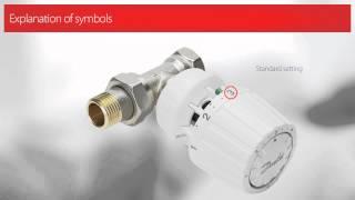 Danfoss radiator thermostat, explanation of symbols on your RA2000 radiator thermostat