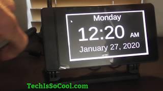 DIY Clock using Raspberry Pi and Touchscreen - TechIsSoCool