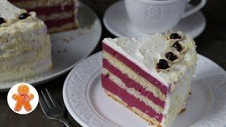 Торт-Мусс "Ягодная Свежесть" с Черной Смородиной  Black Currant Mousse Cake (English Subtitles)