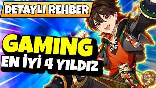 Gaming Detaylı Rehber | En Güçlü 4 Yıldız ??? | PLUNGE AMA GÜZEL | Genshin Impact türkçe