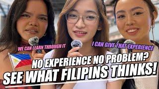 Would Filipinas date someone with zero experience? | Street Interview in Cebu, Philippines