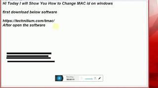 How to Change MAC id on windows 7,8,8.1,10 !!!!!!!!!!!!