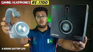 Best Wireless Gaming Headphones Under Rs: 1700 | With 6 Hours Battery Backup | Sodo-1002 