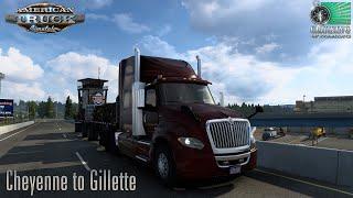 Cheyenne to Gillette - #CruisingWyoming - International LT - American Truck Simulator