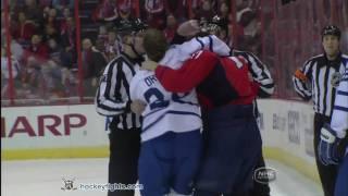 Colton Orr vs D.J. King Nov 3, 2010