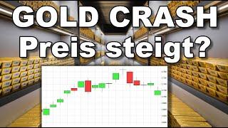  GOLD CRASH  trotzdem steigt der Goldpreis. Analyse Charttechnik  Chartanalyse Prognose