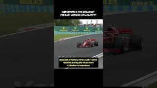 Ferrari Messing Up But It Gets Increasingly Stupid in Formula 1