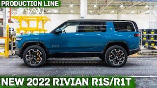 Rivian R1S SUV and Rivian R1T Truck - Production Line in Illinois, USA