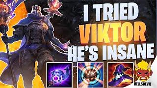 WILD RIFT | I Tried Viktor And He's INSANE! | Challenger Viktor Gameplay | Guide & Build