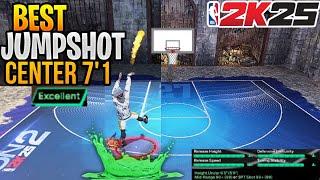 "NEW" NBA 2K25 BEST JUMPSHOT FOR BIGS - LOW 3PT JUMPSHOT